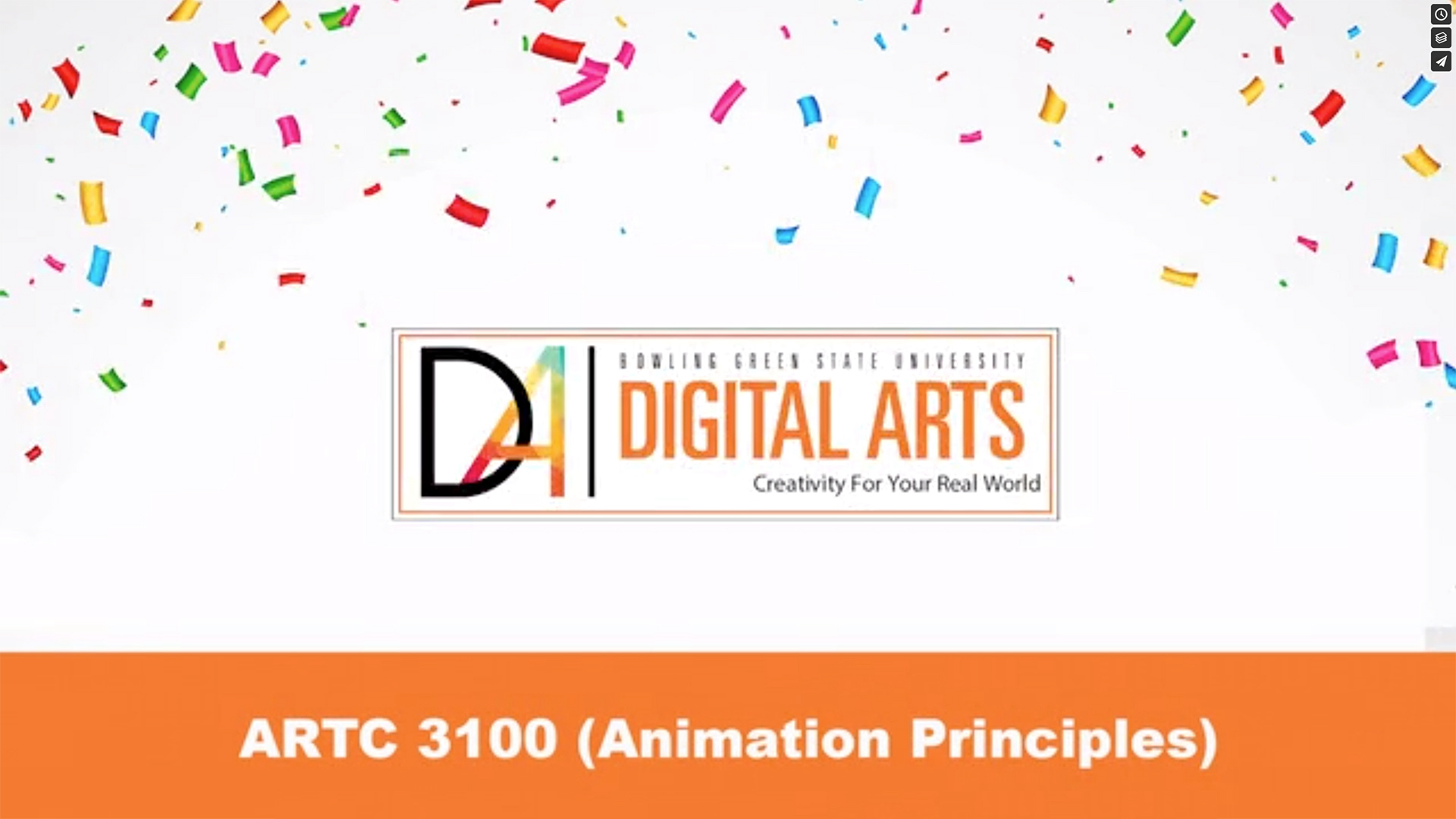 ARTC 3100, Animation Principals