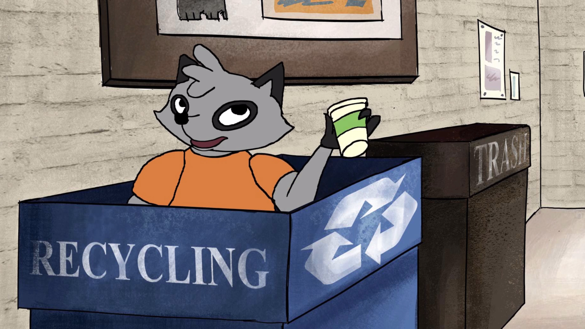 Rylee Barnett, Graham Braaten, Megan Jessie and Allison Lake, Recycle Like Reggie