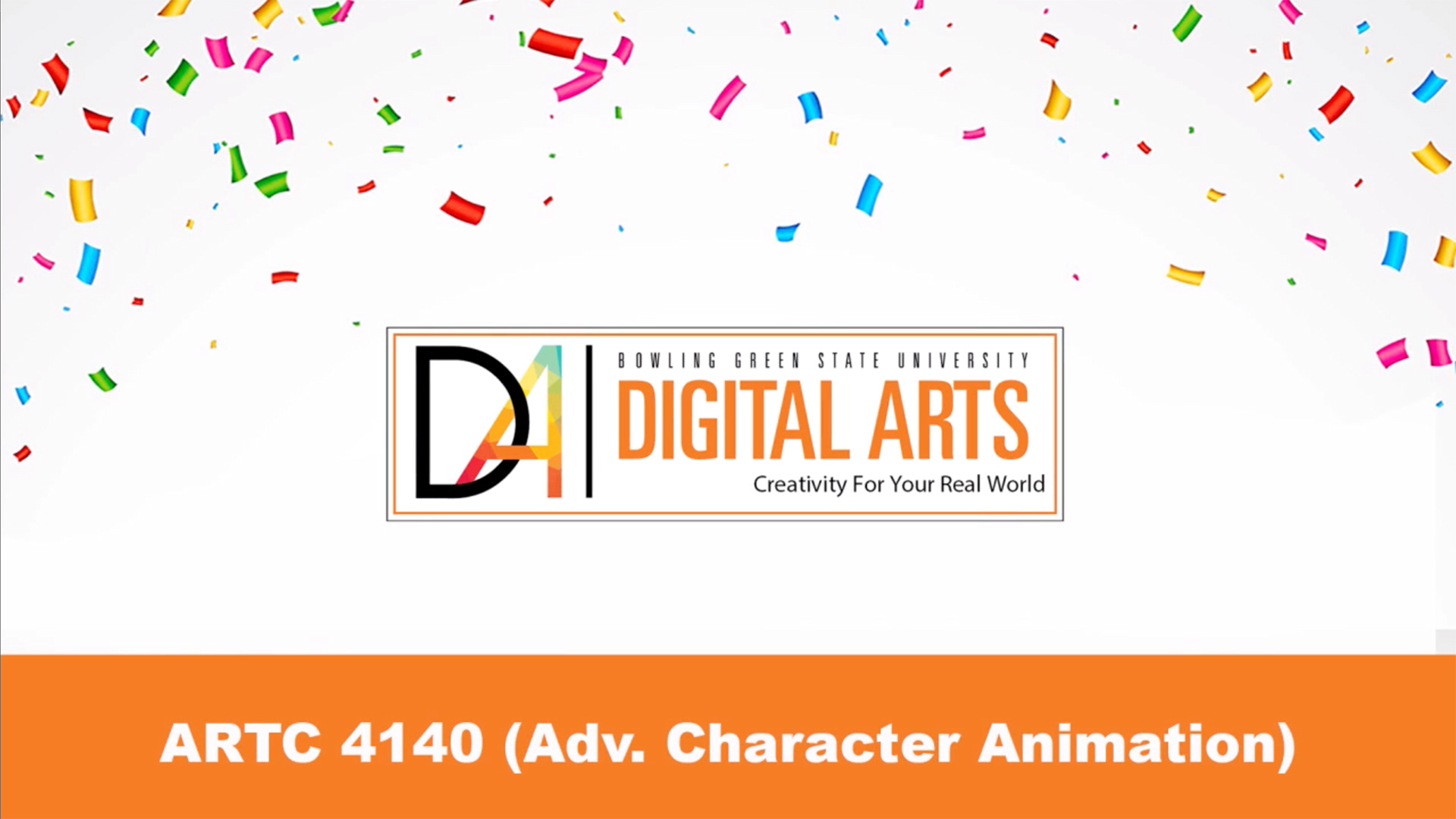 ARTC 4140, Character Animation
