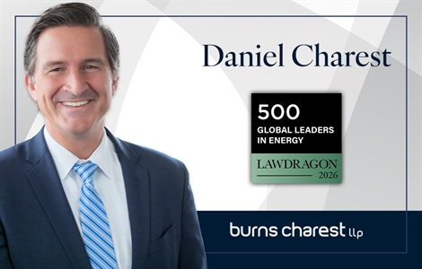 Daniel Charest Honored as a Top Litigator for Energy Disputes