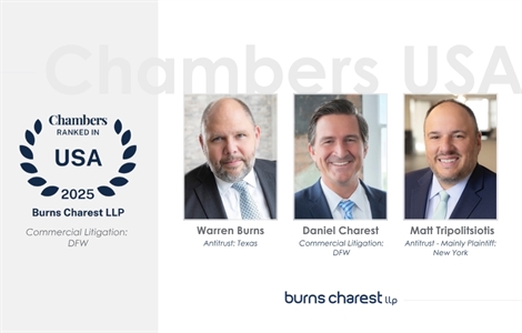 Burns Charest Improves Rankings in 2025 Chambers USA Guide