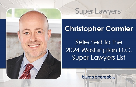 Cormier Recognized on DC Super Lawyers List