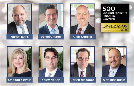 Seven Burns Charest Attorneys Honored on Lawdragon Top Plaintiff Financial Lawyers List