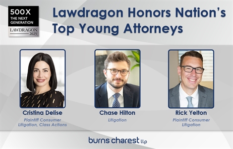 Three Burns Charest Attorneys Honored Among Nation’s Top Young Lawyers