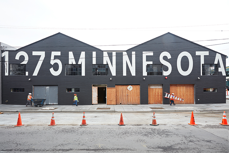 1275 Minnesota is Minnesota Street Project’s landmark location, including 10 permanent galleries, an arts nonprofit and 3 spaces for rotating exhibitions.