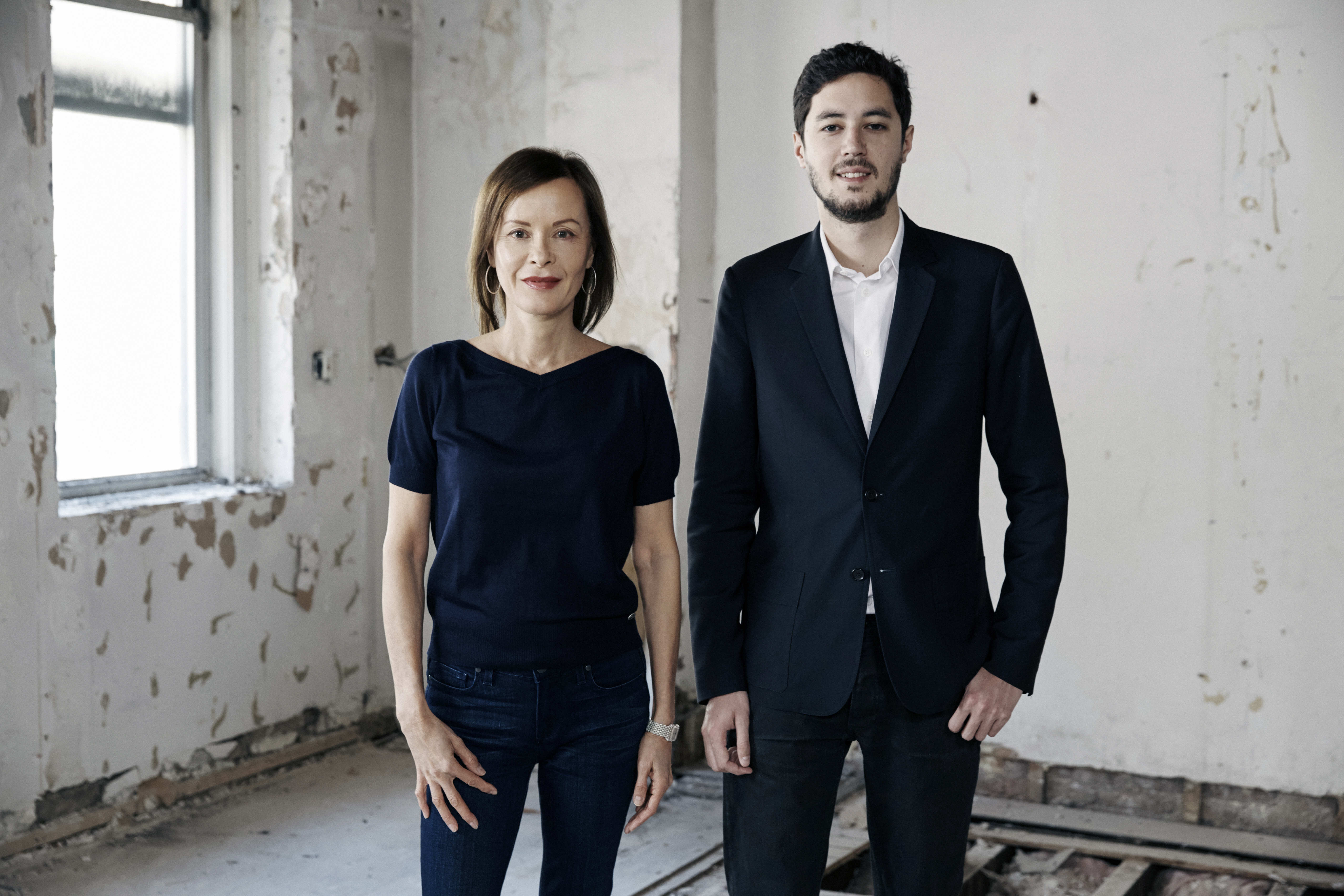 Almine Rech and Paul de Froment. Portrait by Bec Lorrimer. Courtesy Almine Rech Gallery.