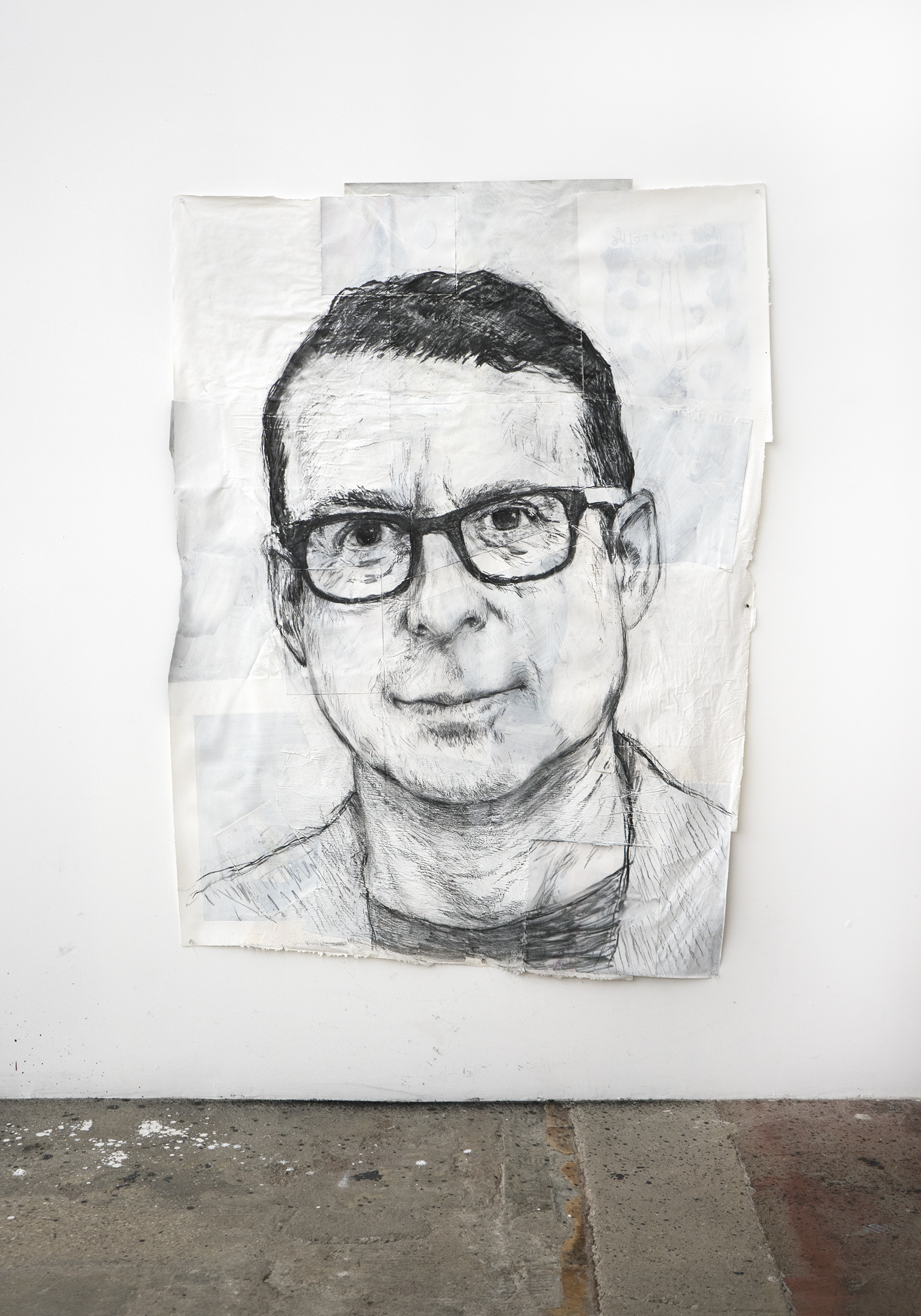 An exclusive portrait of Jack Shainman by Enrique Martínez Celaya. 