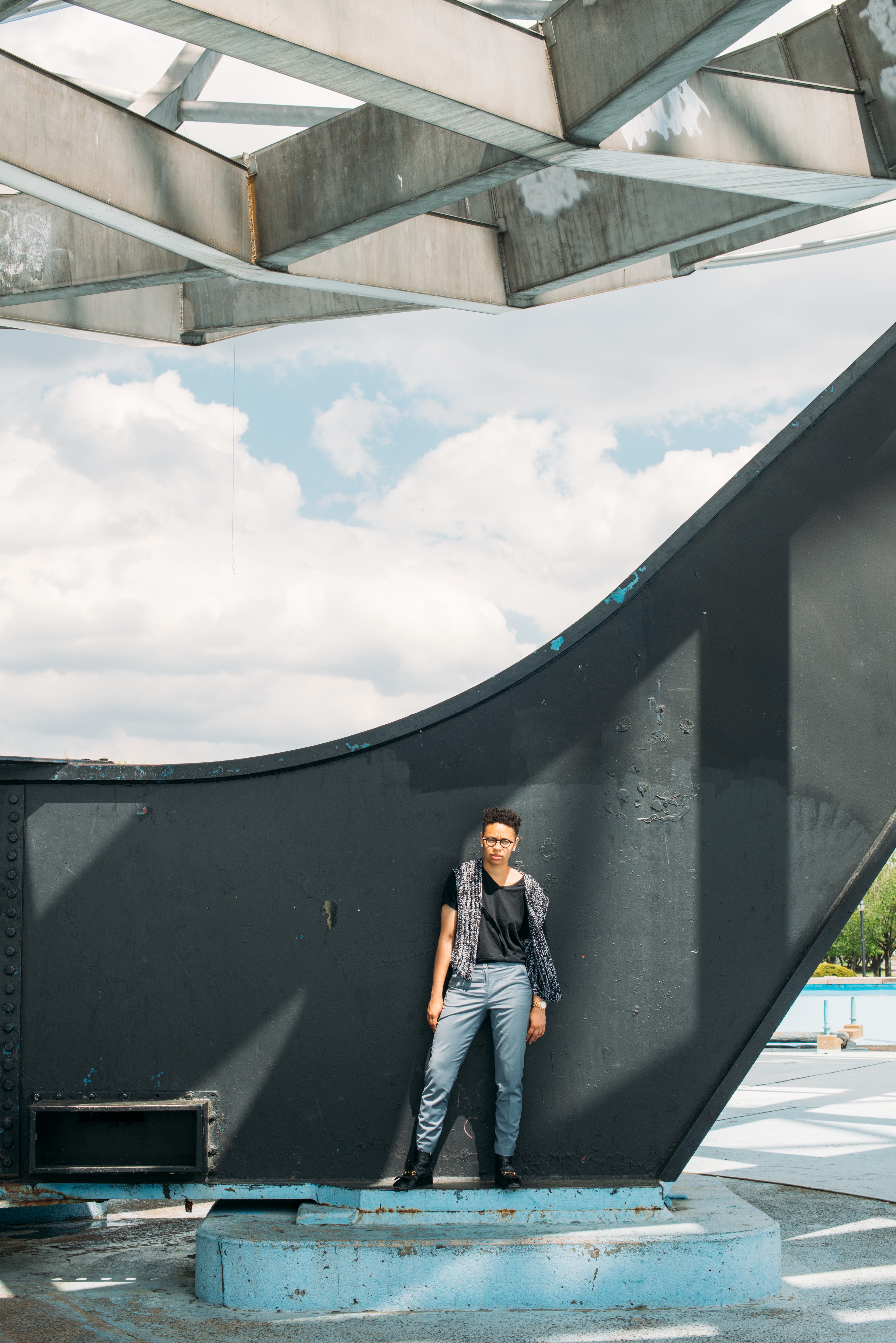 Sable Elyse Smith at Flushing Meadows Park in Queens. Photography by Charlie Rubin. 