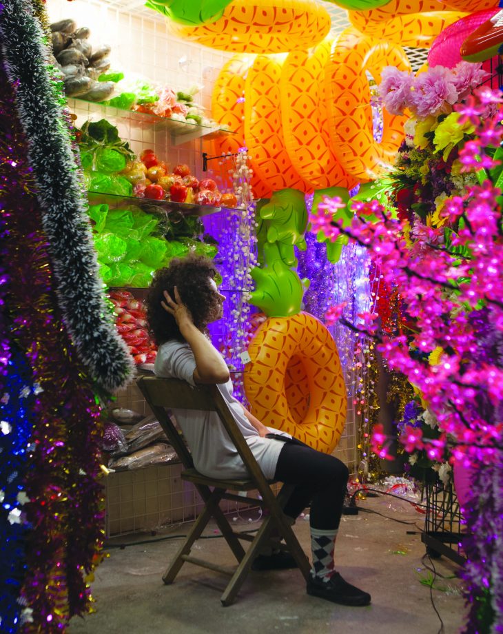 Mika Rottenberg in her Tivoli studio. 