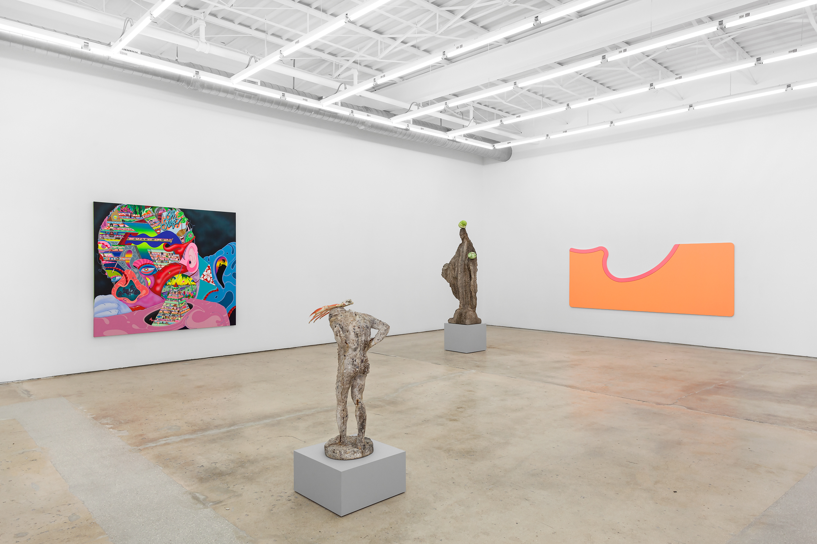 An installation view of Fountain of Youth at Bill Brady Gallery. 