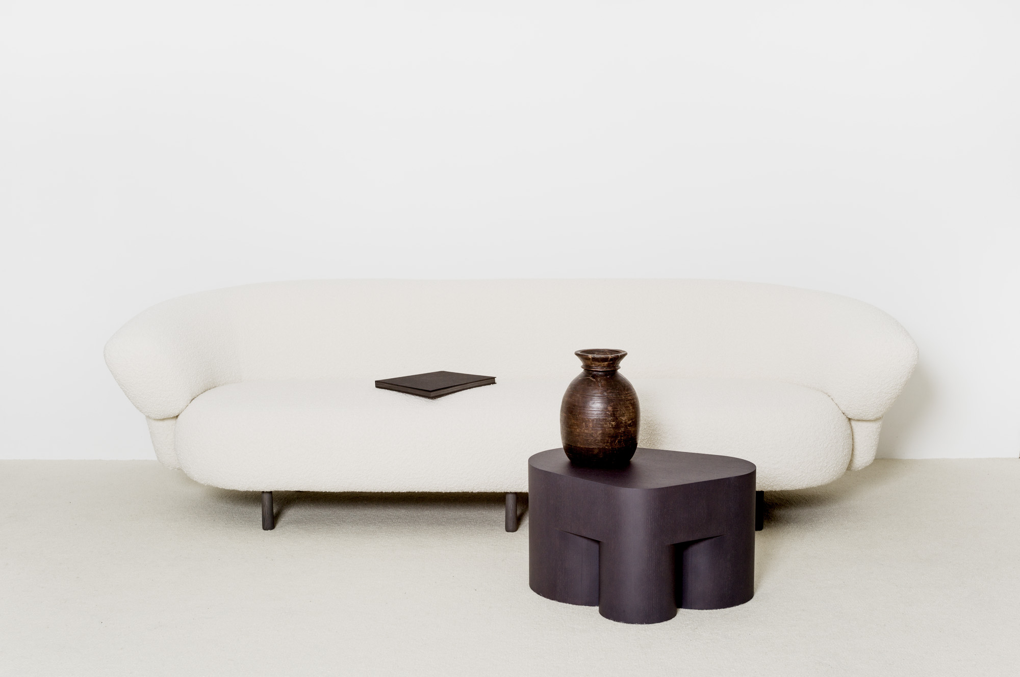 The Ana sofa and Doo low table. Courtesy of Christophe Delcourt.