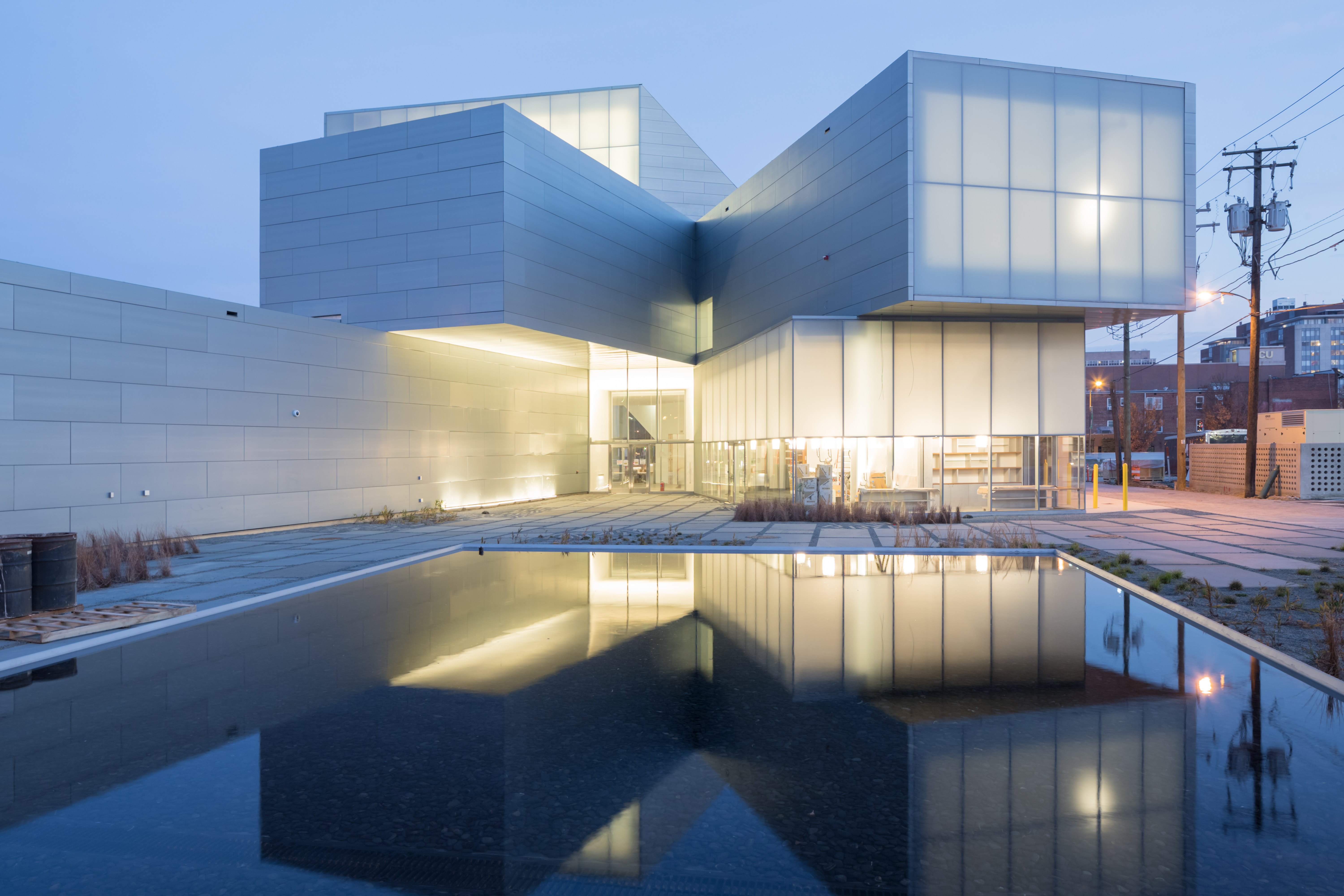 Richmond’s new Institute of Contemporary Art, designed by Steven Holl Architects.