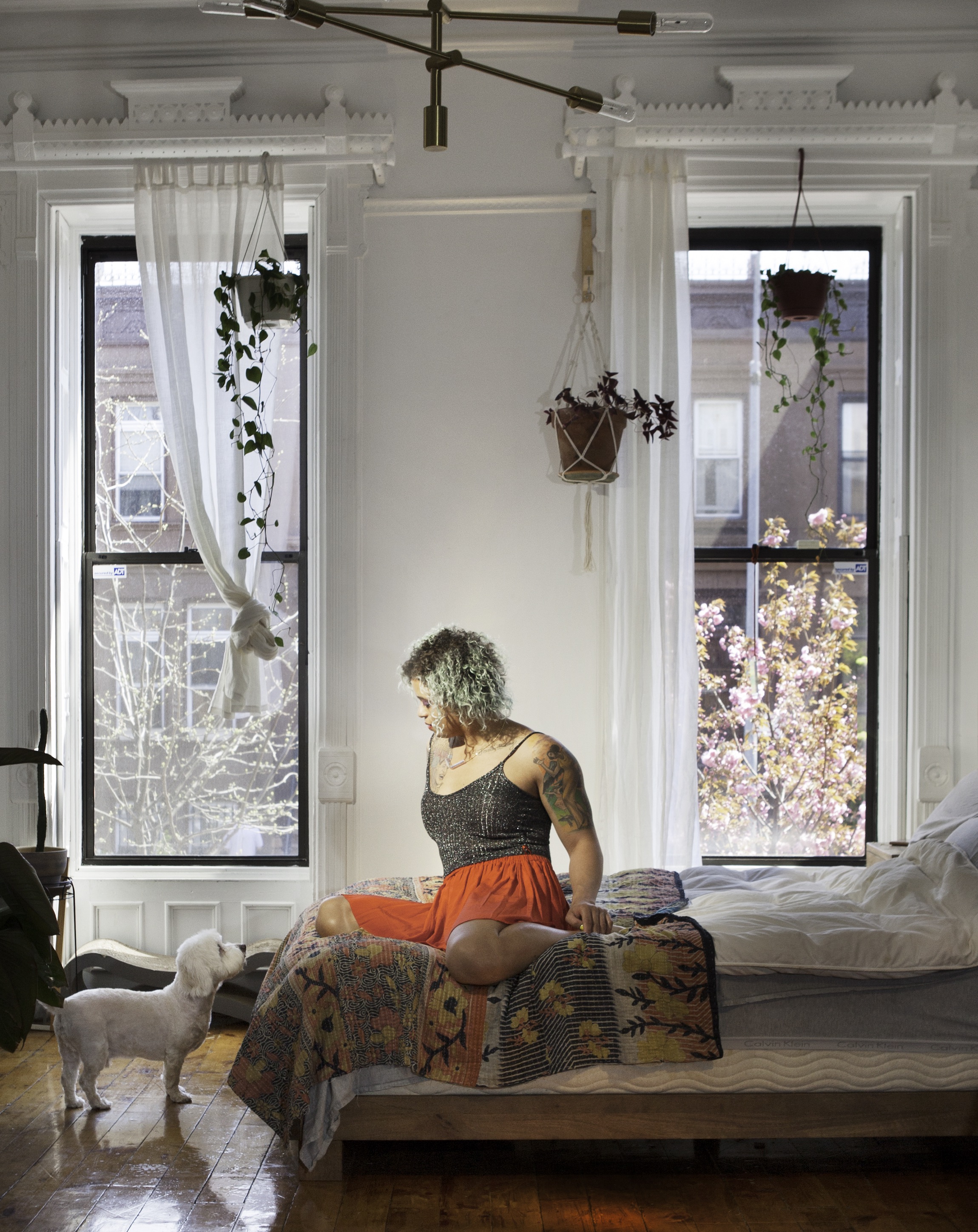 Tourmaline at her Brooklyn home, 2018. 