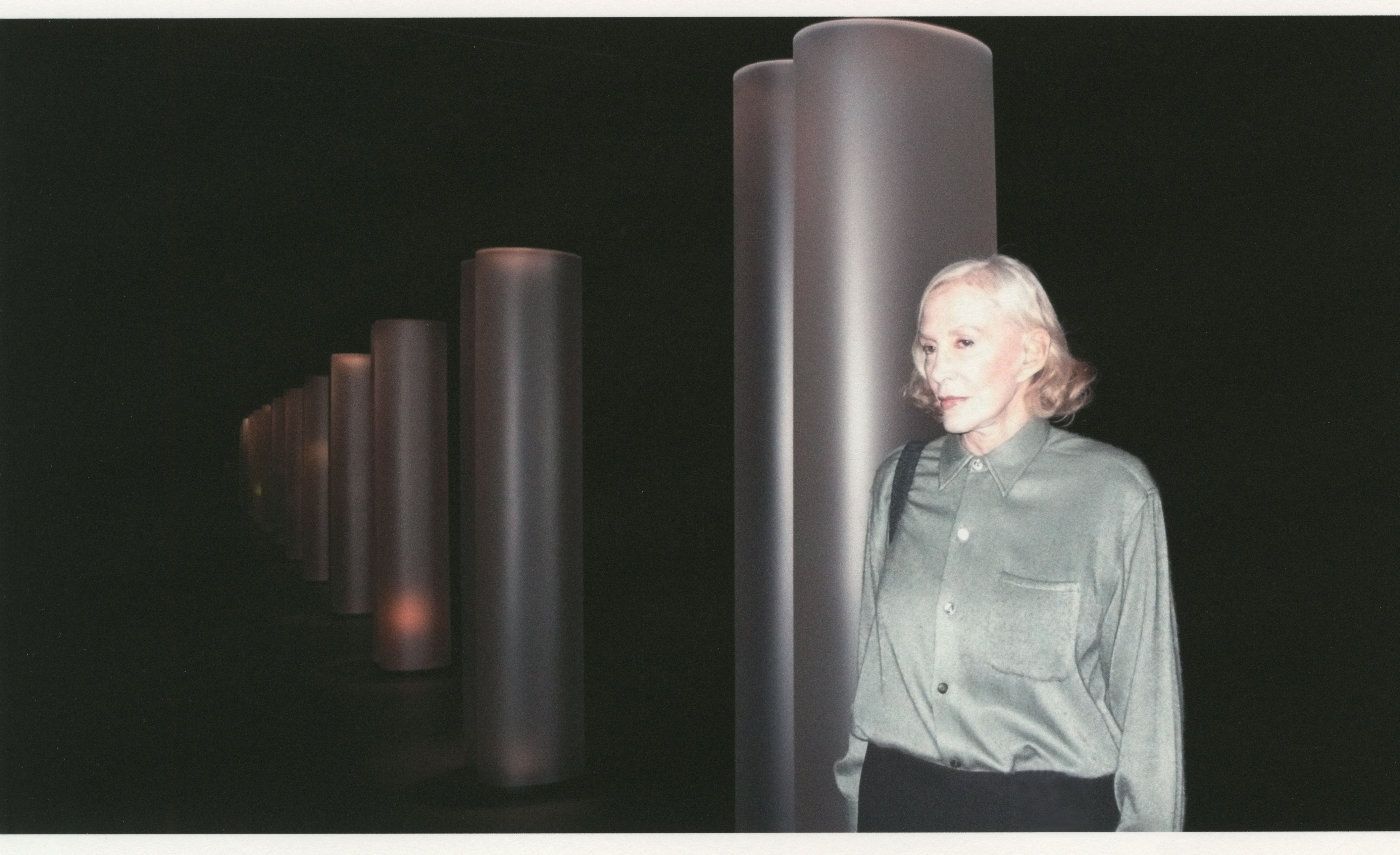 Light and Space pioneer Helen Pashgian at her 2014 LACMA exhibition. The artist has been an integral part of the Los Angeles art world for decades—beloved by curators, critics and fellow artists.