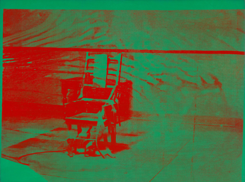 Andy Warhol Big Electric Chair, 1967–68.