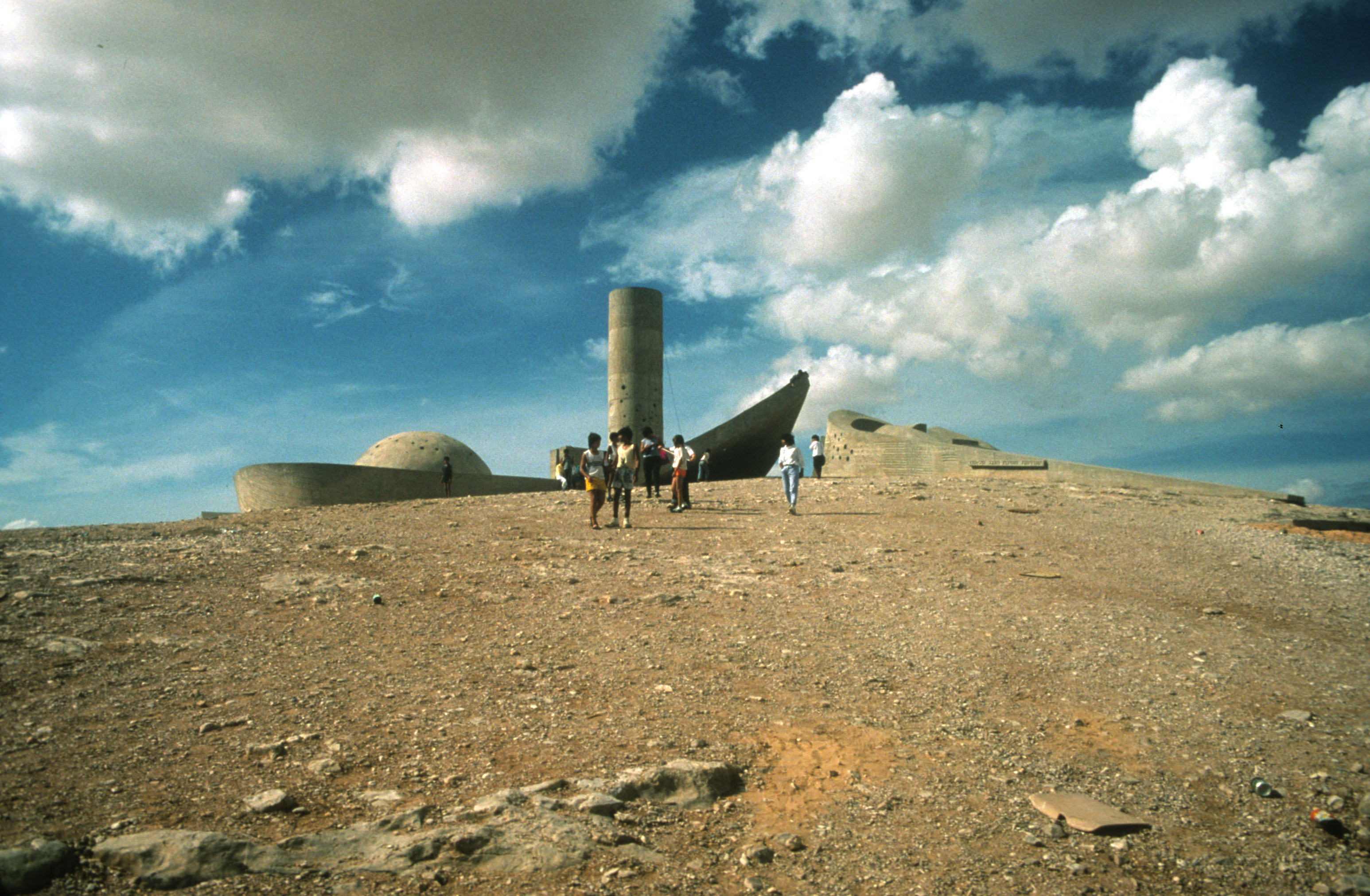 Dani Karavan’s Negev Monument (1963–68) in Be’er Sheva, Israel.