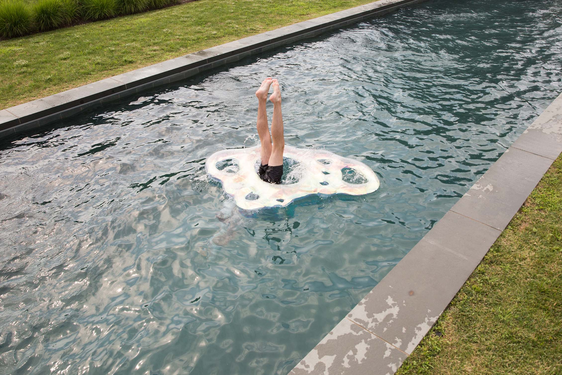 Misha Kahn's Cultured Commission Pool Float Will Carry You Off the Deep End