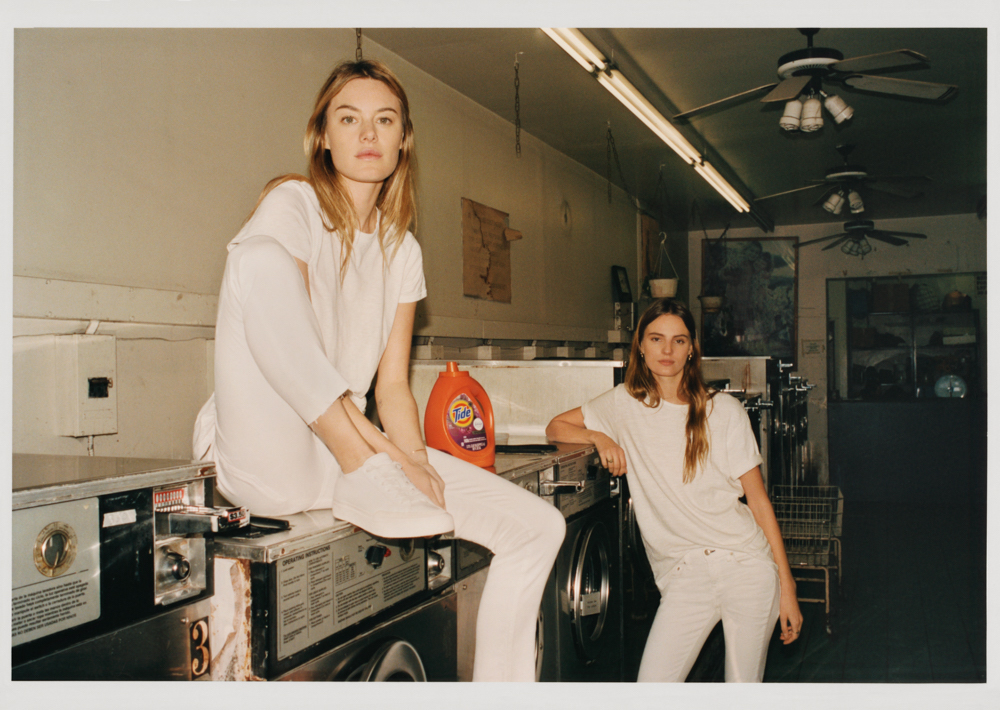 Camille Rowe and Tilda Lindstam for rag & bone's March 2019 Photo Project.