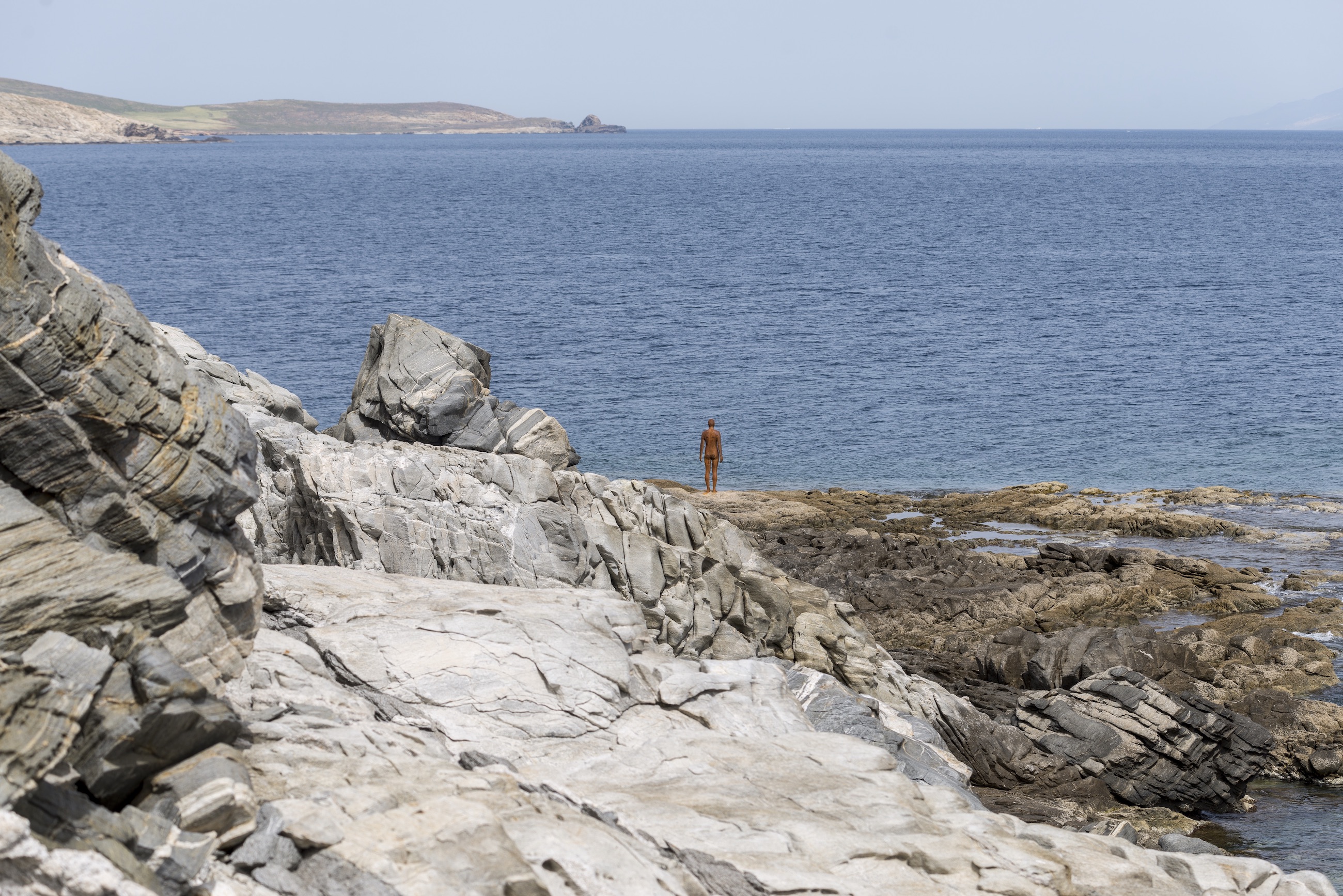 Antony Gormley, 'Another Time XIV,' 2011. Installation view, SIGHT, at the archaeological site of Delos Island, 2019. Photograph © Oak Taylor Smith | Courtesy NEON Ephorate of Antiquities of Cyclades and the artist. 