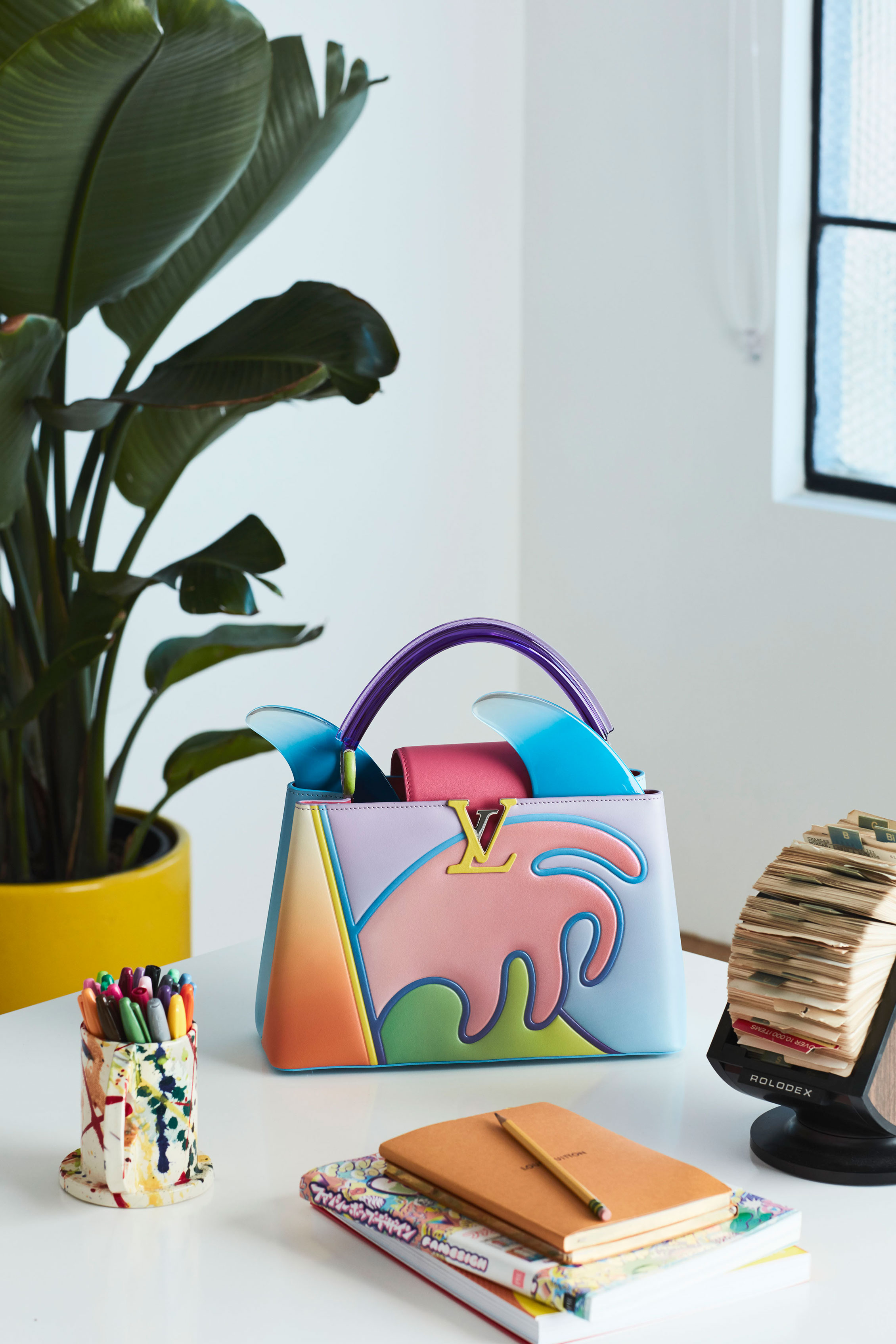 Alex Israel x Louis Vuitton: pop touches and vibrant colors for a