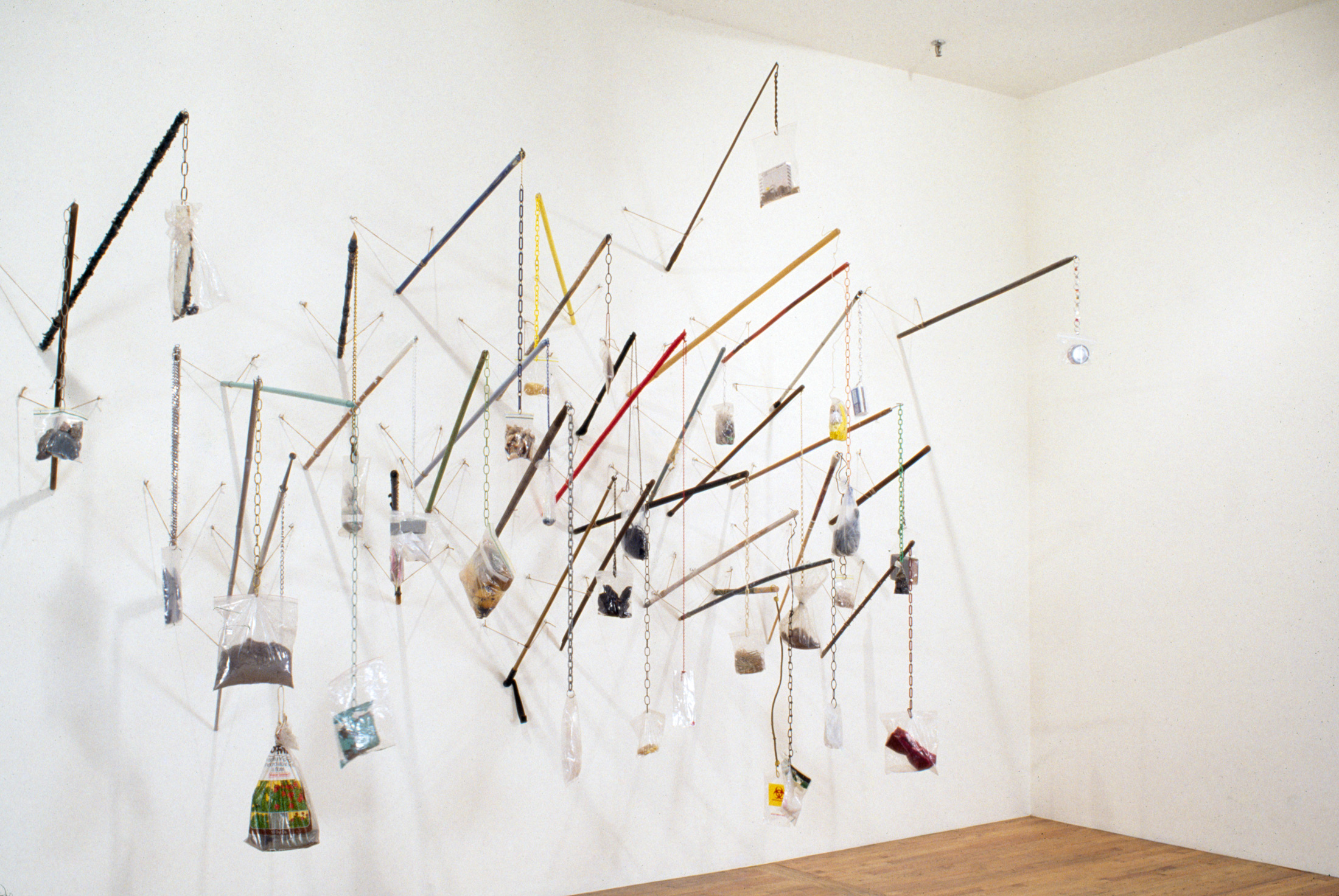 Untitled (Poles for a Dangerous Art World), 1992. Courtesy of the artist and Greene Naftali, New York. 