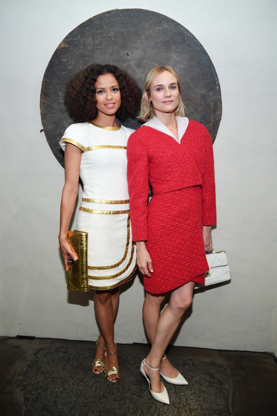 Gugu Mbatha-Raw and Diane Kruger. Photography by Dimitrios Kambouris/WireImage