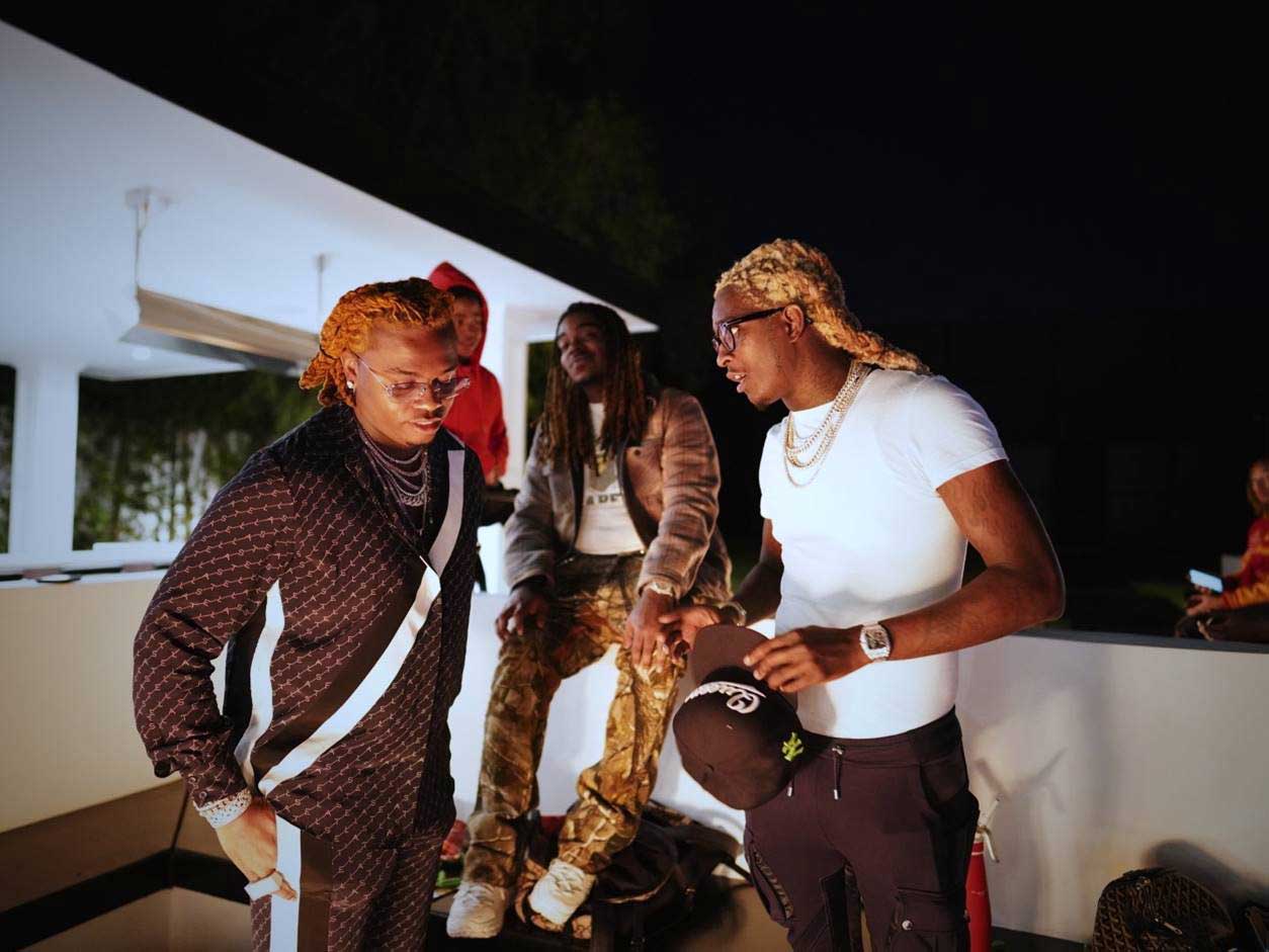 Gunna and Young Thug photographed by Spike Jordan. 