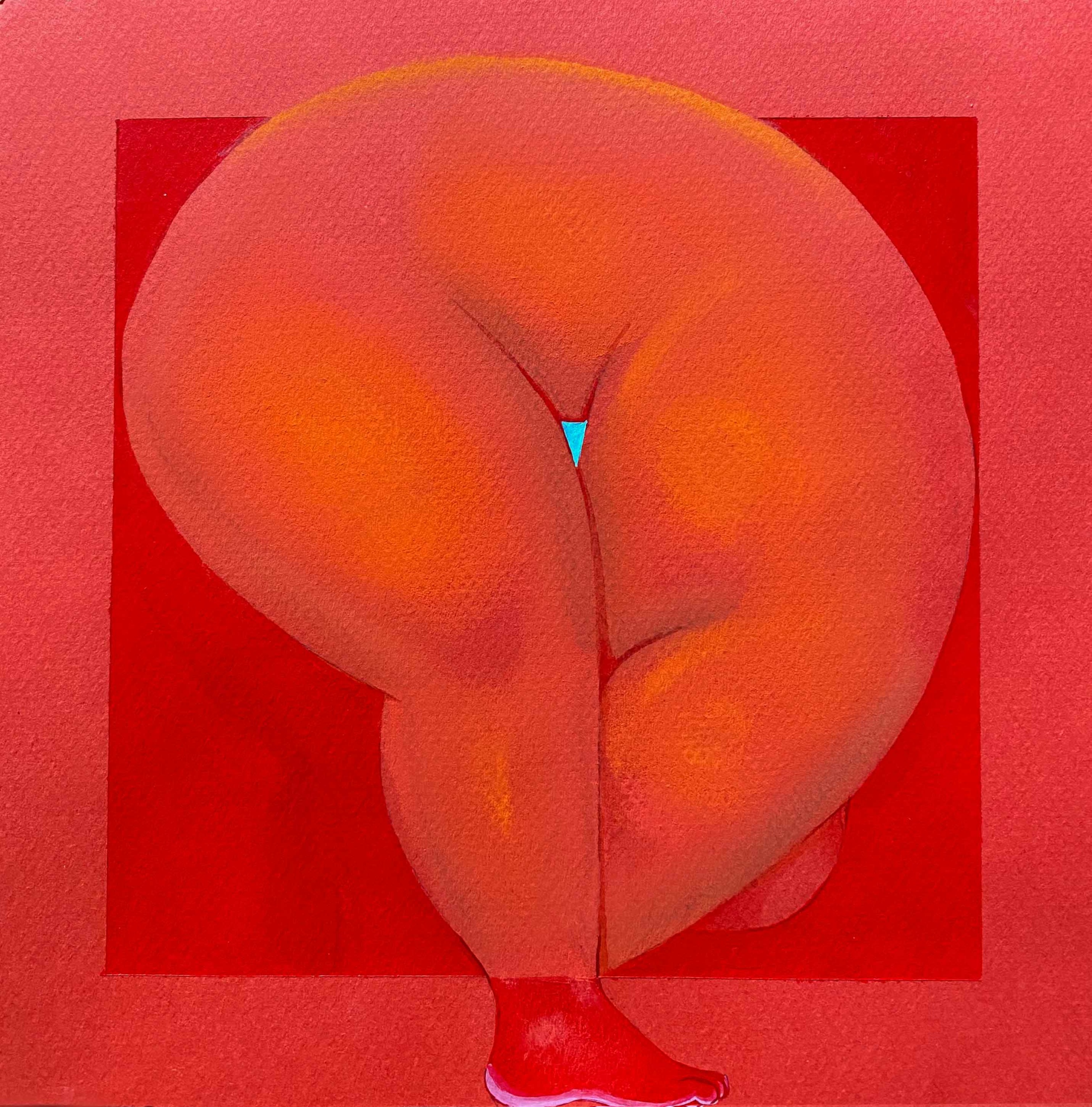 Brittney Leeanne Williams’s Red Circle in a Red Square, 2020.