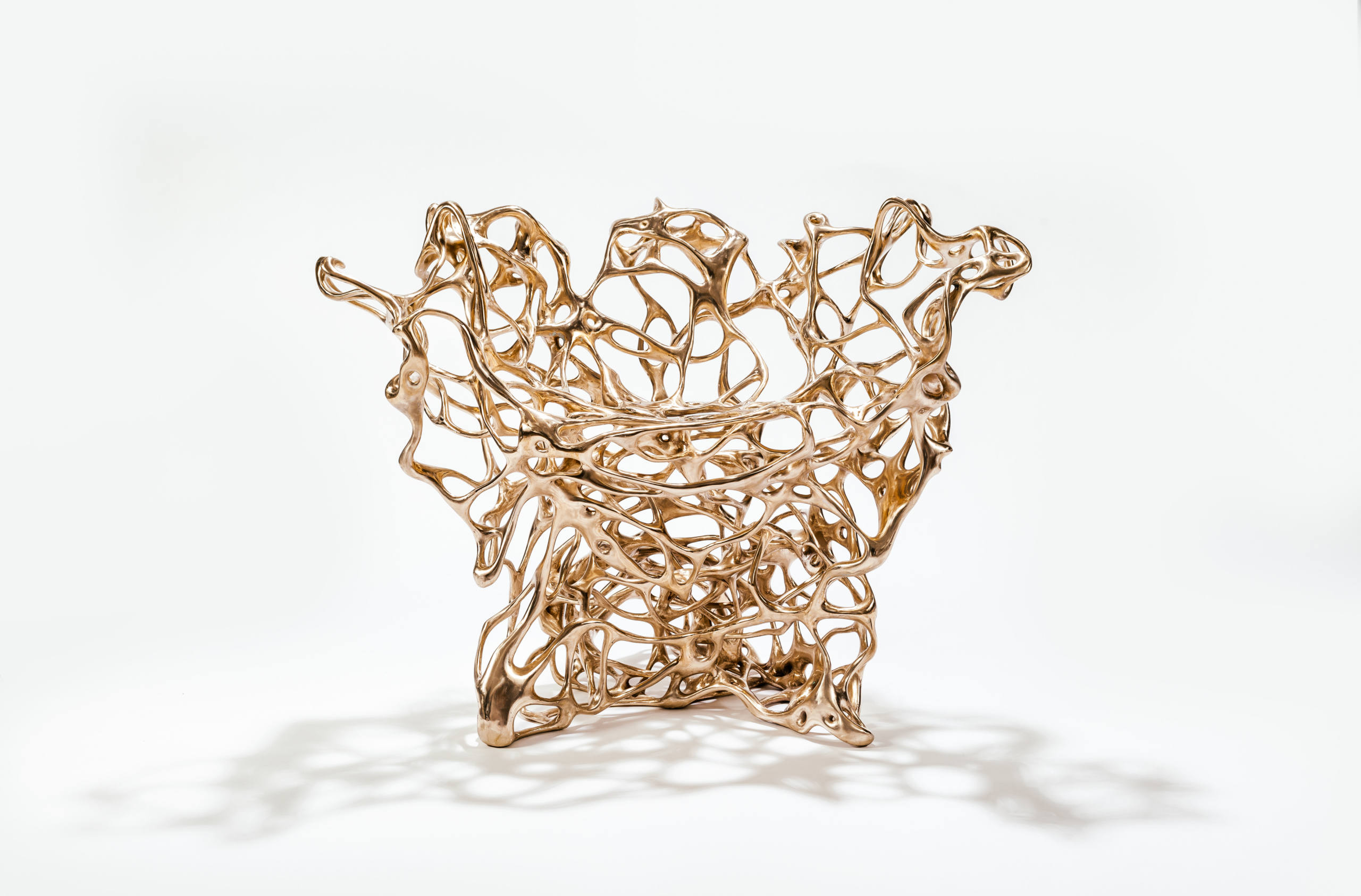 Mathias Bengtsson's bronze Growth chair.