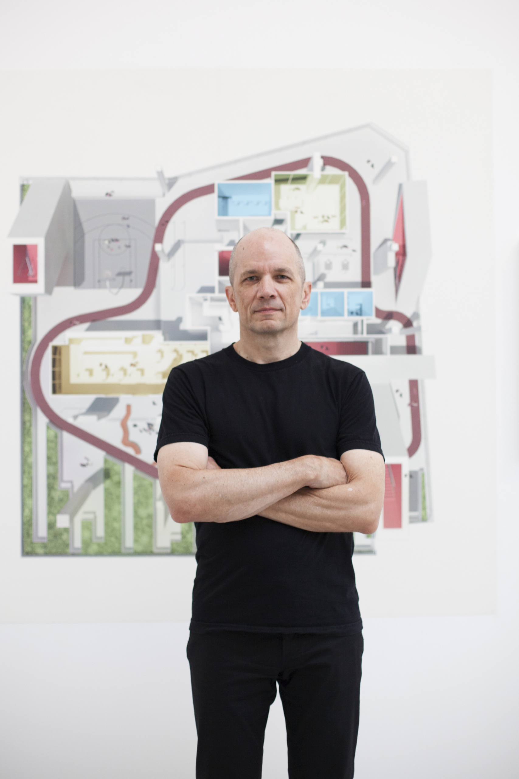 Michael Maltzan at the 2018 La Biennale di Venezia. Courtesy of the 16th International Architecture Exhibition - La Biennale di Venezia, FREESPACE.