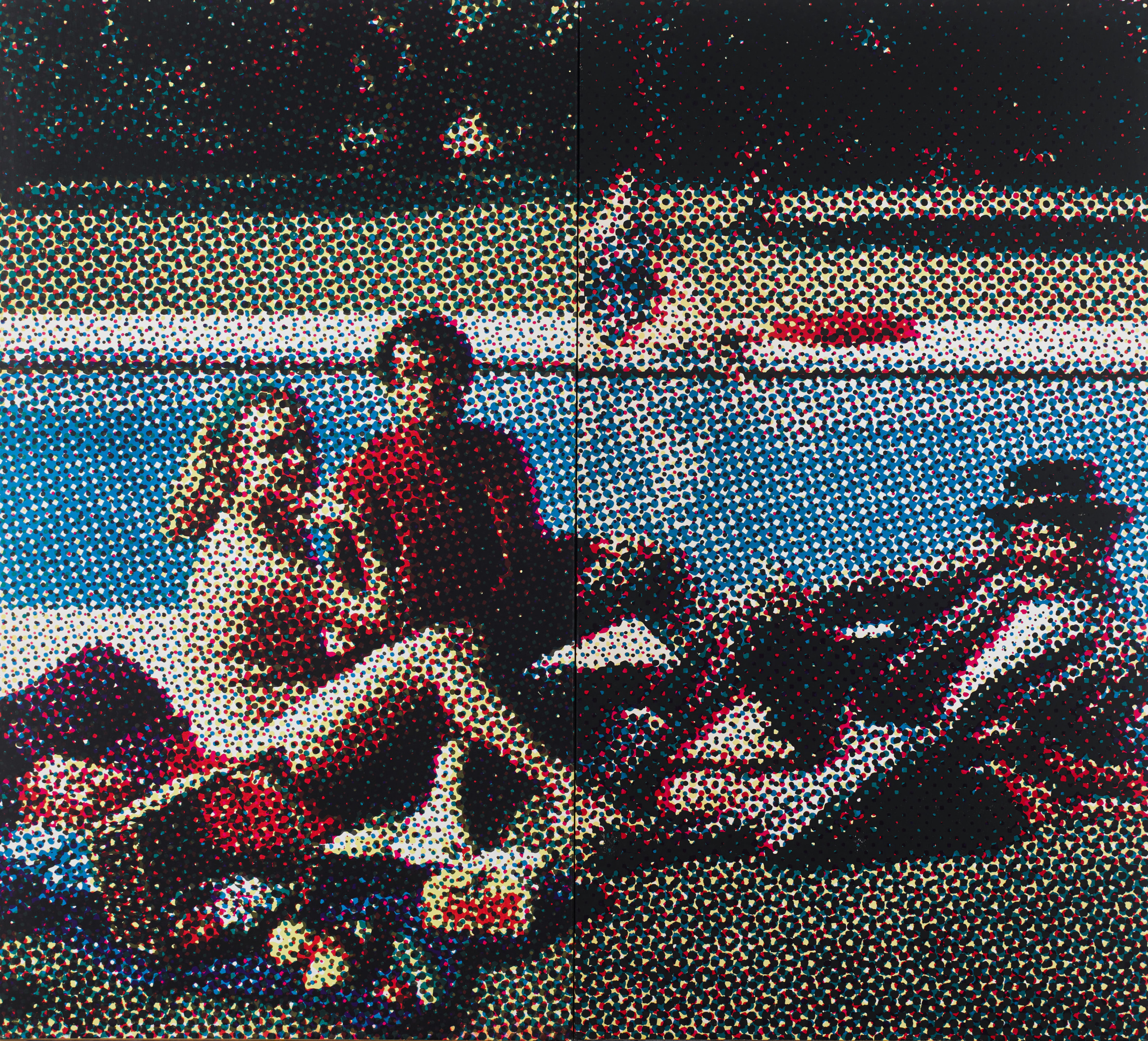 Alain Jacquet, Le Déjeuner sur l'herbe, 1964. Copyright Alain Jacquet ADAGP 2020.