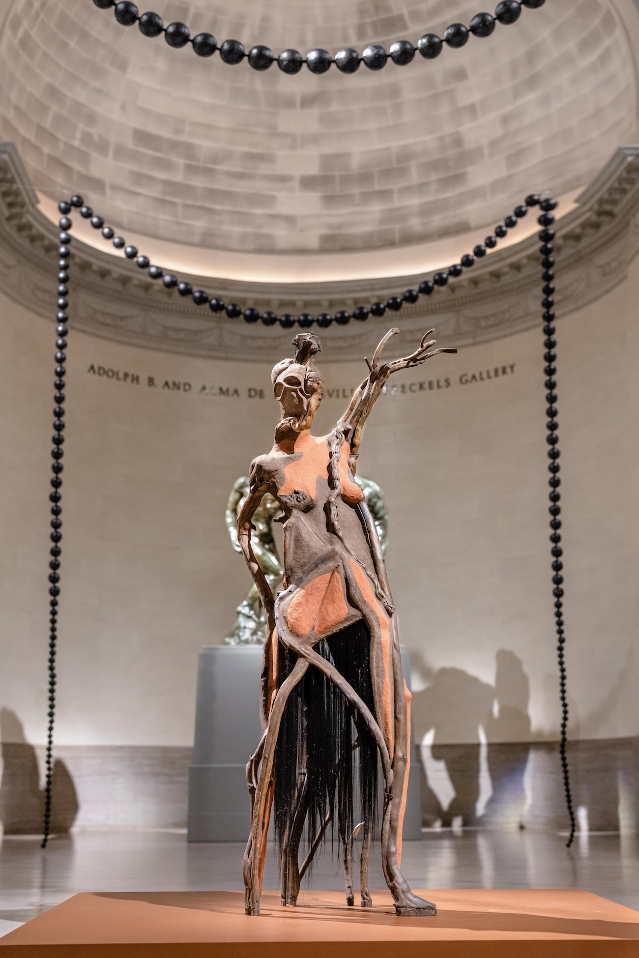 Sculpture in rotunda space