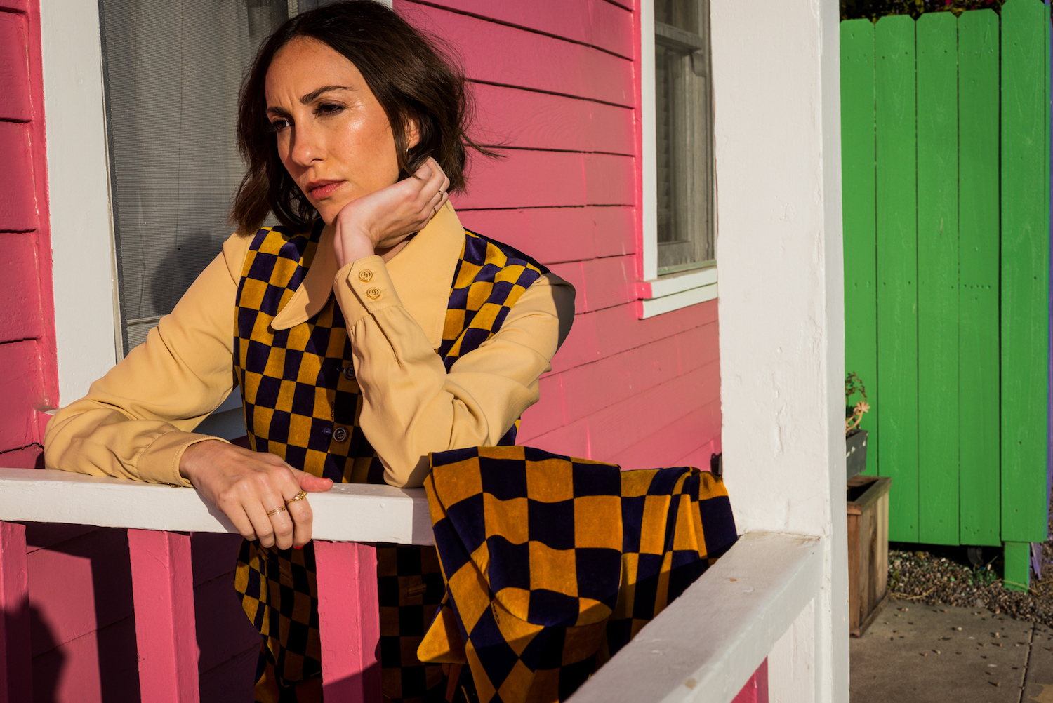 Gia Coppola. Creative direction and styling by Studio. Interview by Sarah Harrelson. All clothing by Gucci. Hair by Lauren Palmer-Smith/Home Agency. Makeup by Homa Safar. Set design by Ali Gallagher. Prop assistant Zoran Radanovich.