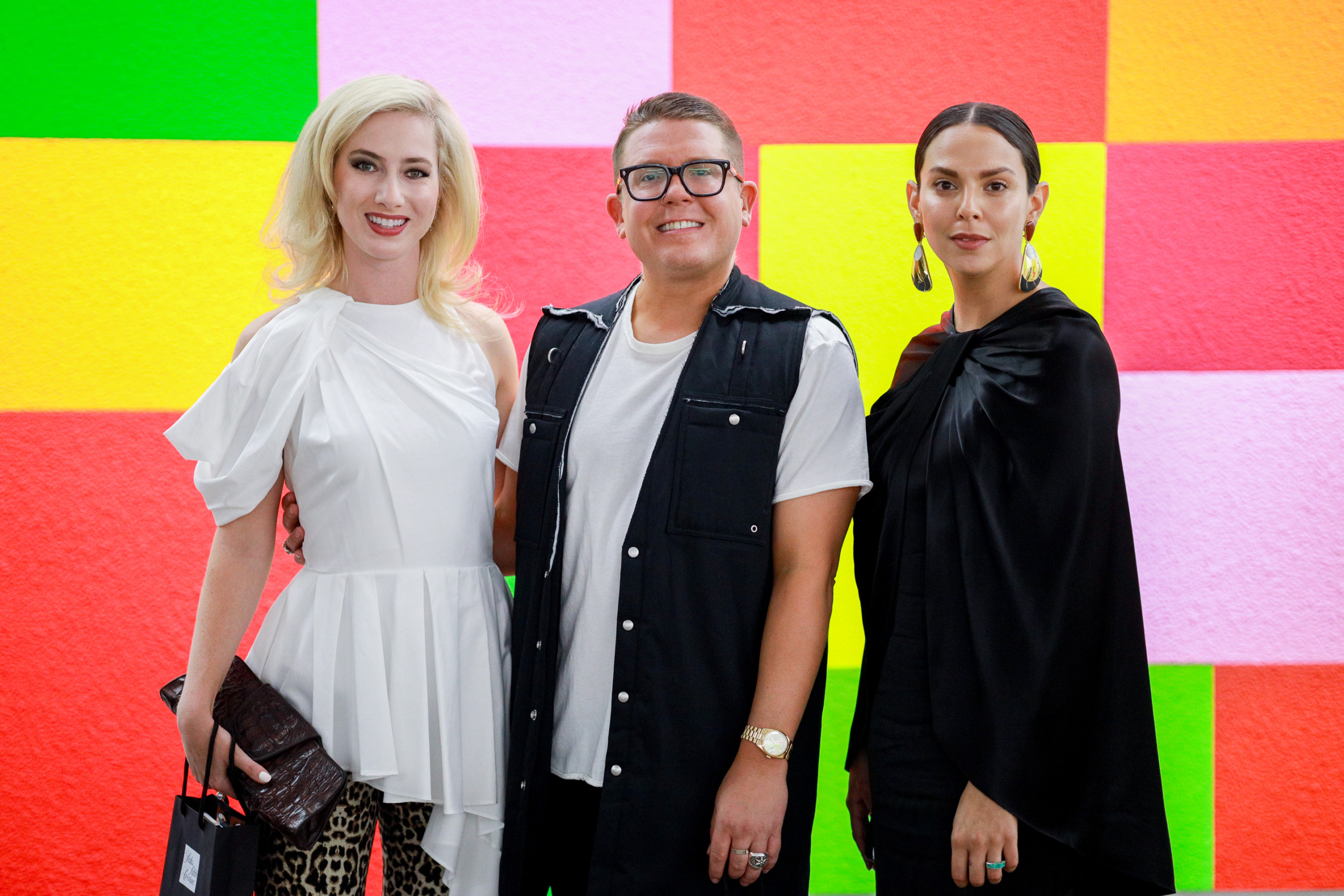 Kaleta Johnson, Tanner Ewing and Carolina Alvarez-Mathies at the festivities for Dallas Contemporary. Photography courtesy of BFA for Saks Fifth Avenue.