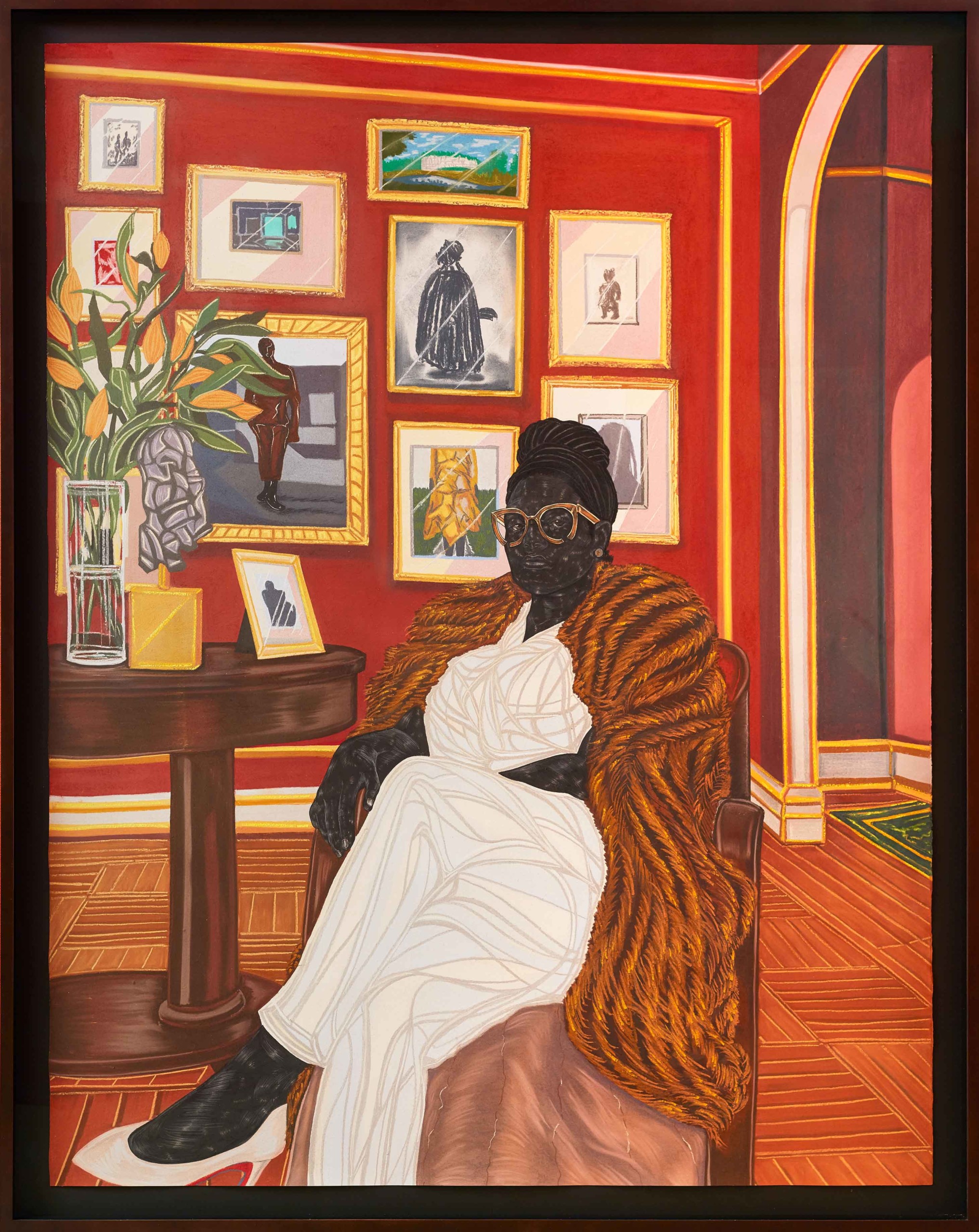 Toyin Ojih Odutola, The Marchioness. © Toyin Ojih Odutola.