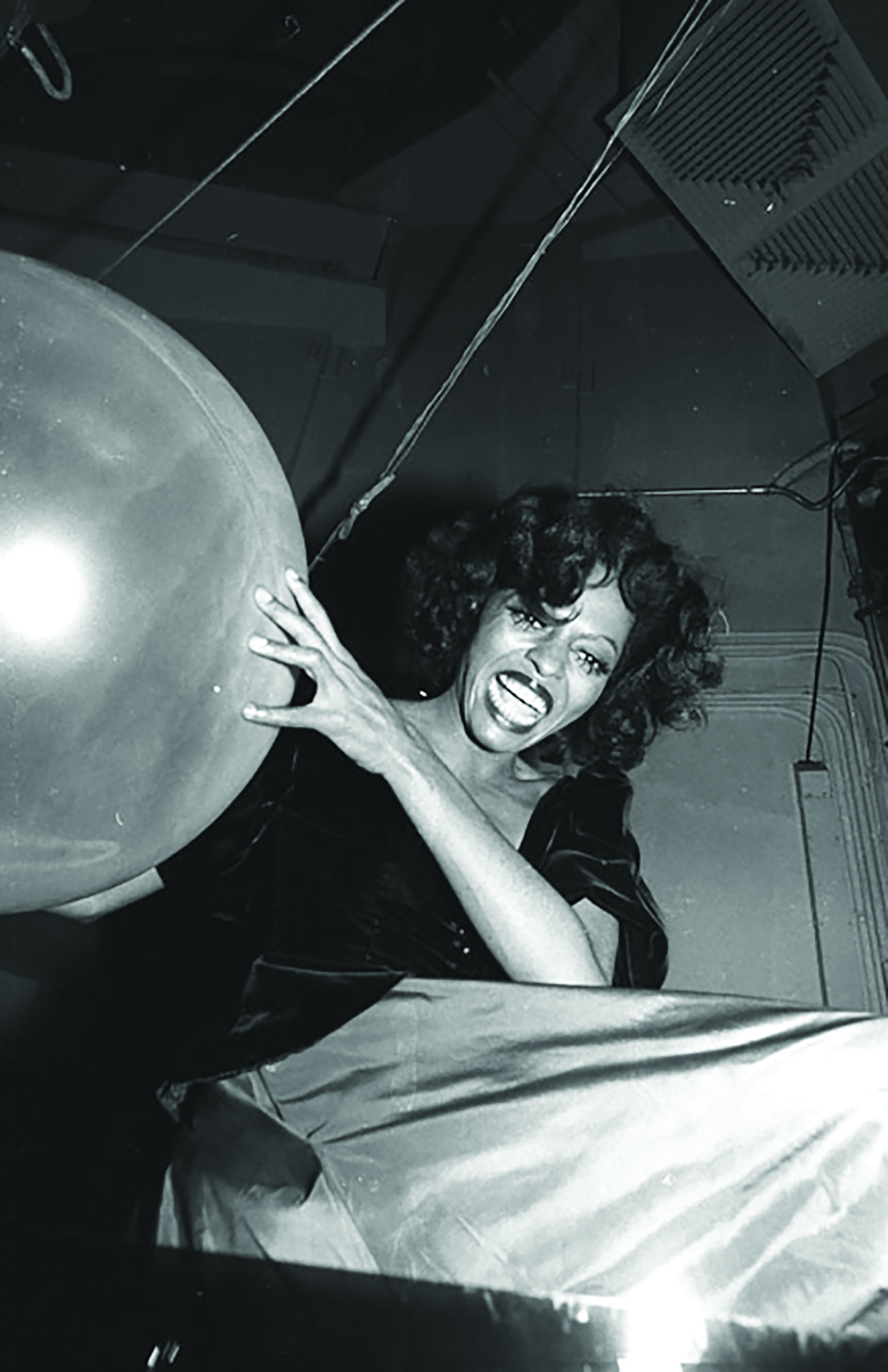 Diana Ross, New Year's Eve, 1979 at Studio 54. Photographed by artist Dustin Pittman.