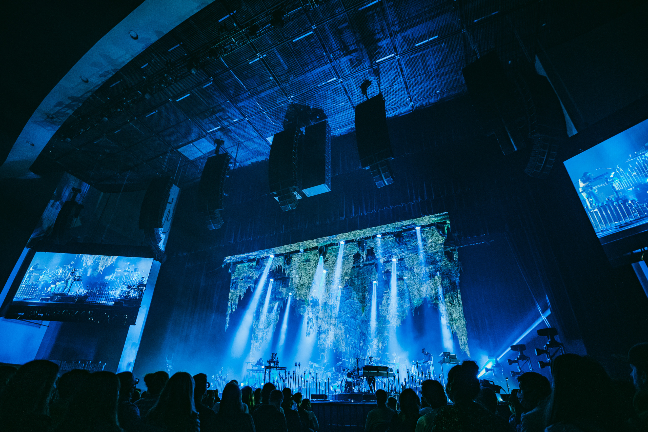 Stage as seen from the audience.