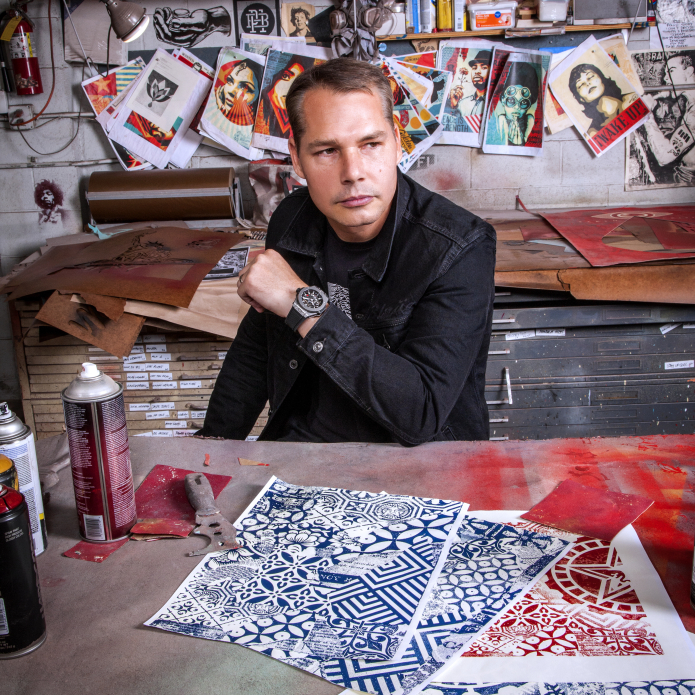 Talking Time with Shepard Fairey