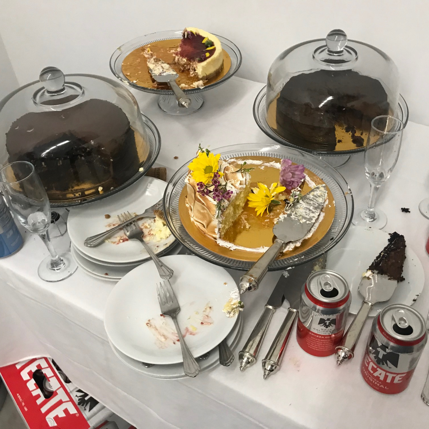 cakes and beers