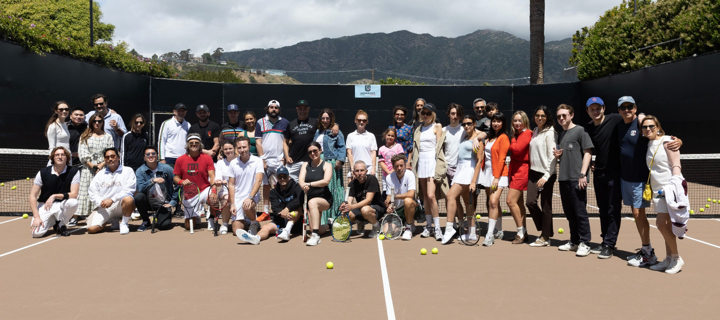 <em>Cultured</em> Hosts Its First Tennis x Art Event in Malibu, California