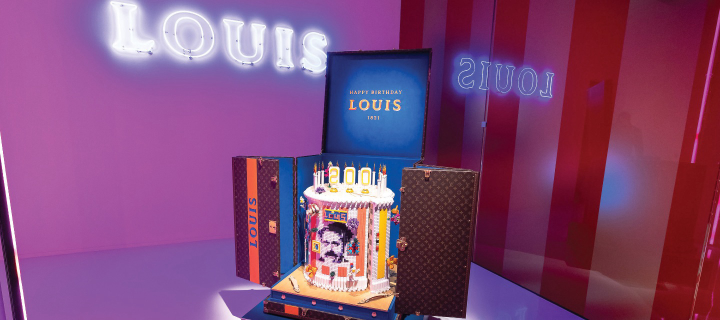 Louis Vuitton Trunk at Exhibition in Los Angeles