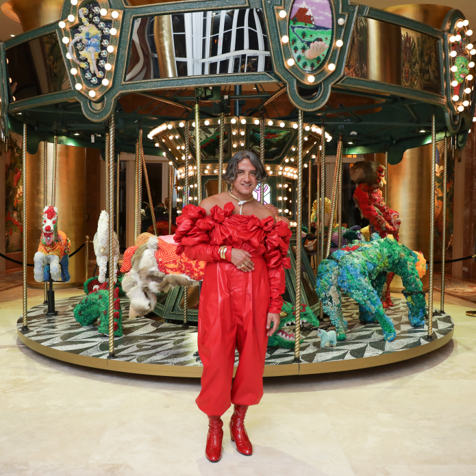 Raúl de Nieves Dazzles with his Carousel for Bulgari and Art Production Fund
