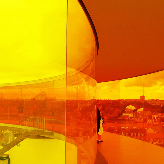 Honoring Olafur Eliasson’s “Your Rainbow Panorama” during Midsommar and the Week of Light