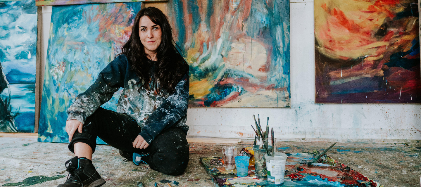 Painter Sarah Cunningham Does Her Best Work at Night