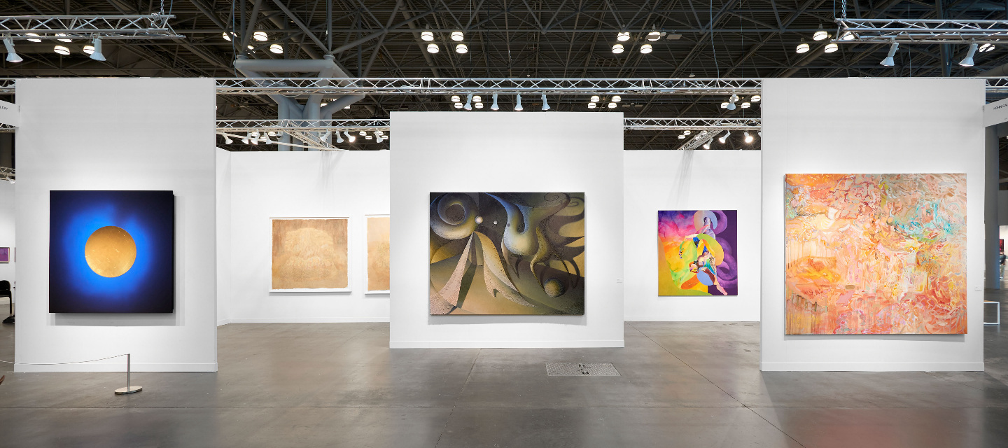 installation view of armory booth