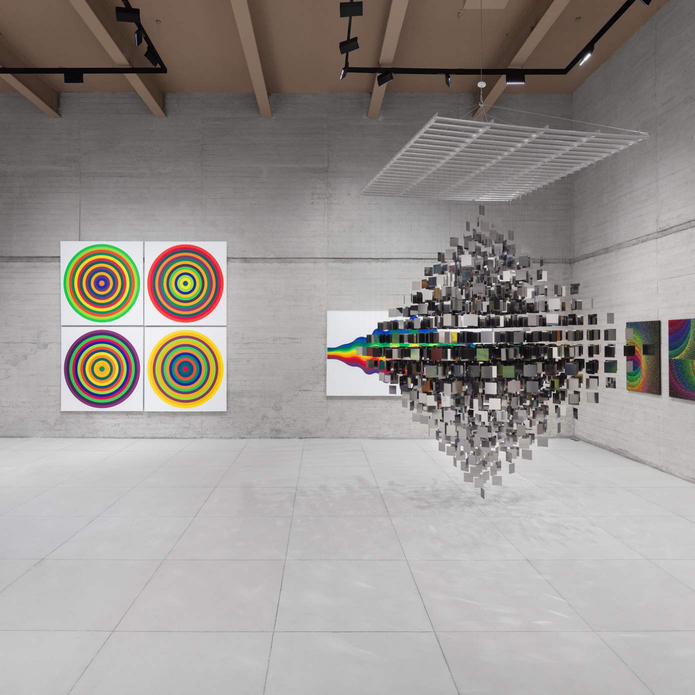 An art installation image of Julio Le Parc's work.