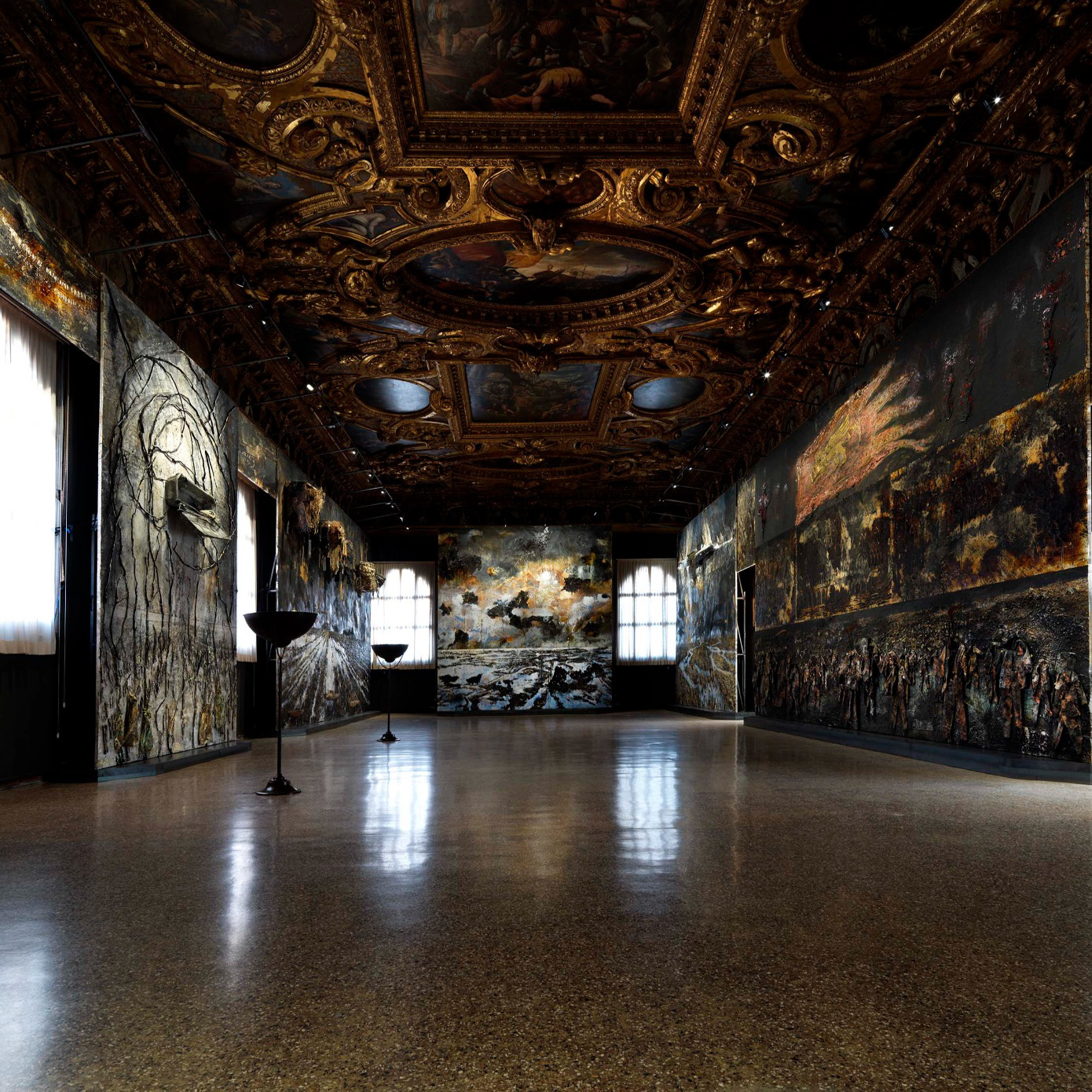 palazzo interior with paintings