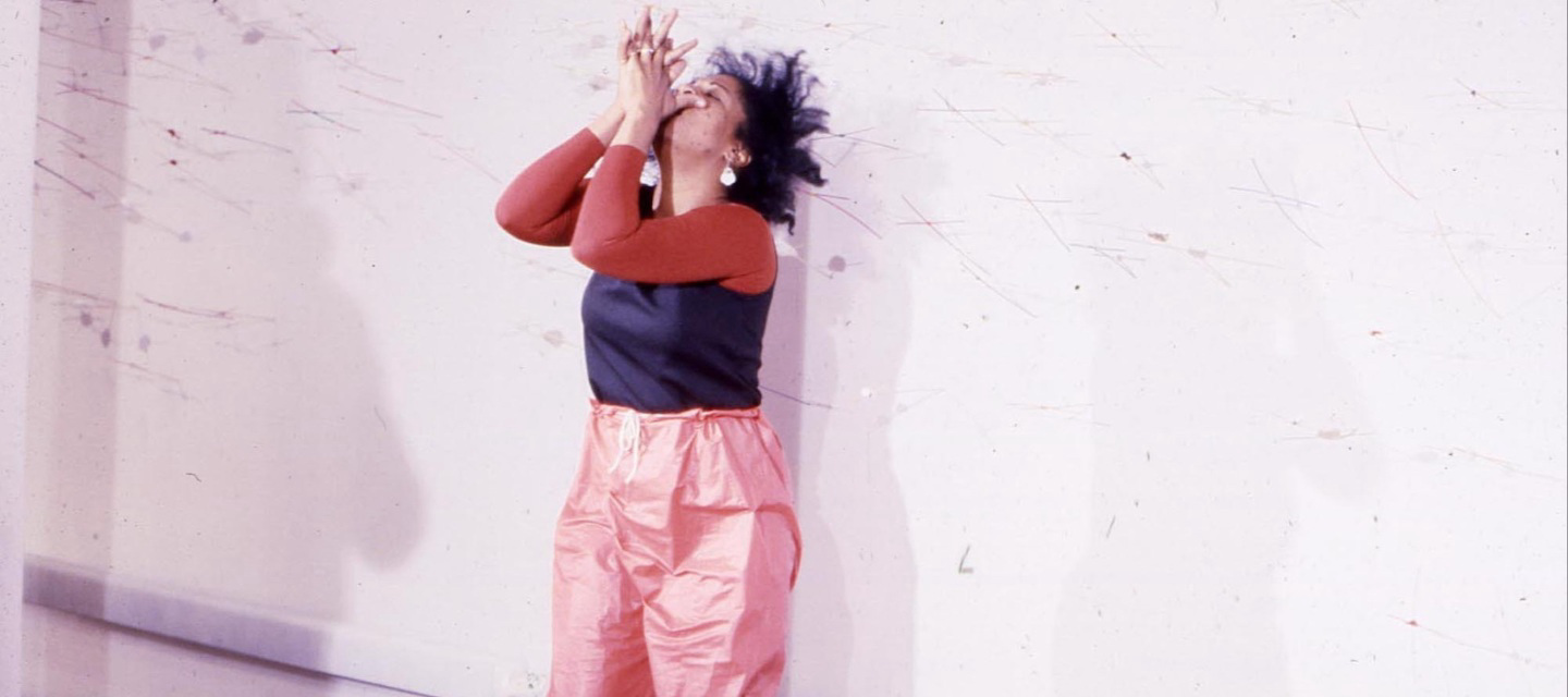 Senga Nengudi performing Air Propo at Just Above Midtown, 1981. Courtesy Senga Nengudi and Lévy Gorvy Skip to main content Use high-contrast text Plan your visit What’s on Art and artists Store Become a member Reserve timed tickets Just Above Midtown Changing Spaces Member Previews, Oct 6–8 Oct 9, 2022–Feb 18, 2023 MoMA Become a member Exhibition MoMA, Floor 3, 3 South The Edward Steichen Galleries Just Above Midtown—or JAM—was an art gallery and self-described laboratory led by Linda Goode Bryant that foregrounded African American artists and artists of color. Open from 1974 until 1986, it was a place where black art flourished and debate was cultivated. The gallery offered early opportunities for artists now recognized as pivotal figures in late-20th-century art, including David Hammons, Butch