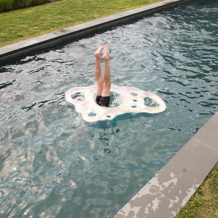 Misha Kahn's Cultured Commission Pool Float Will Carry You Off the Deep End