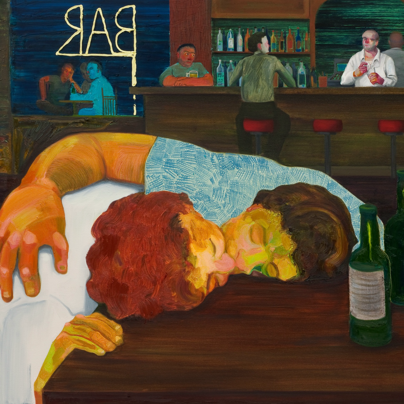 nicole-eisenman-sloppy-bar-room-kiss-painting